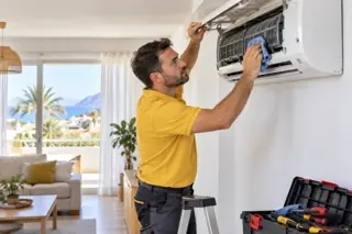 Imagen ilustrativa: Reparación de aire acondicionado